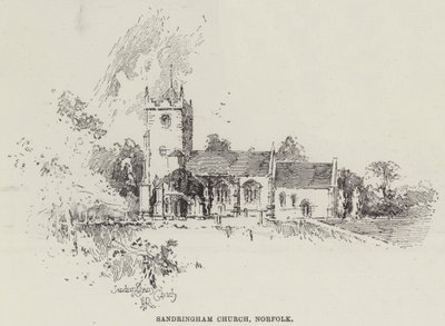 Sandringham Church, Norfolk by Herbert Railton
